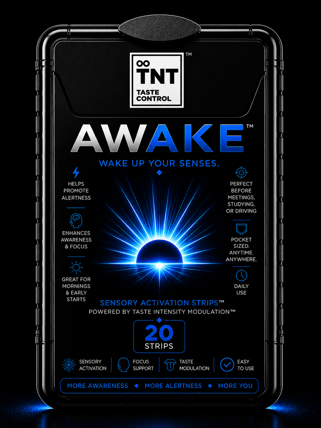 Awake packaging
