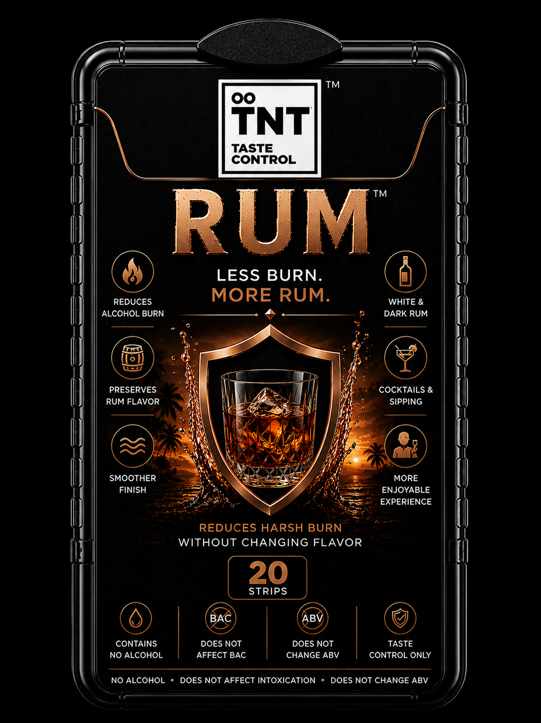 Rum packaging